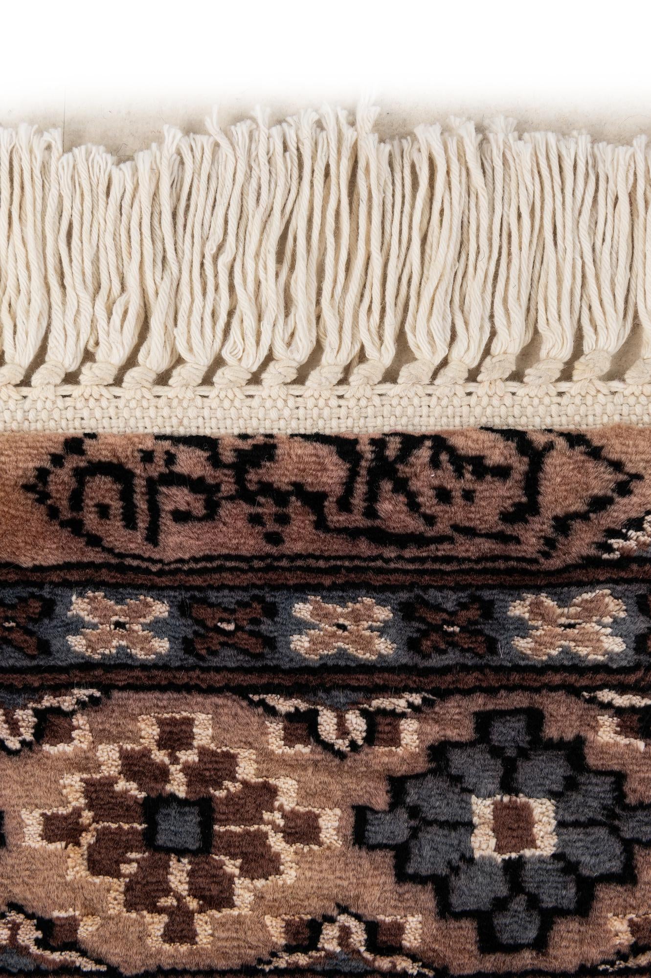 3' 4 x 5' 1 Hand Knotted Bokhara Oriental Rug