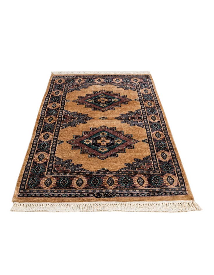 Detail image of 3' 1 x 5' 6 Hand Knotted Bokhara Oriental Rug