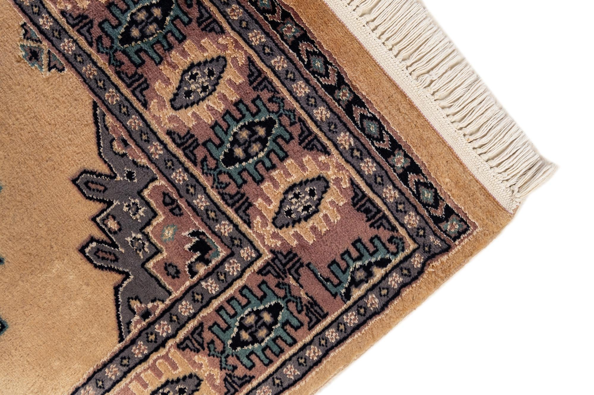 3' 1 x 5' 6 Hand Knotted Bokhara Oriental Rug