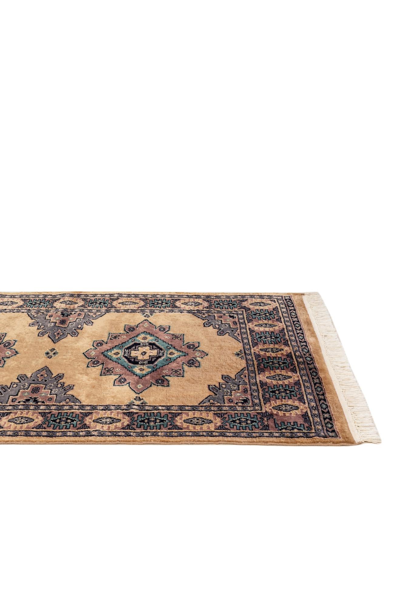 3' 1 x 5' 6 Hand Knotted Bokhara Oriental Rug