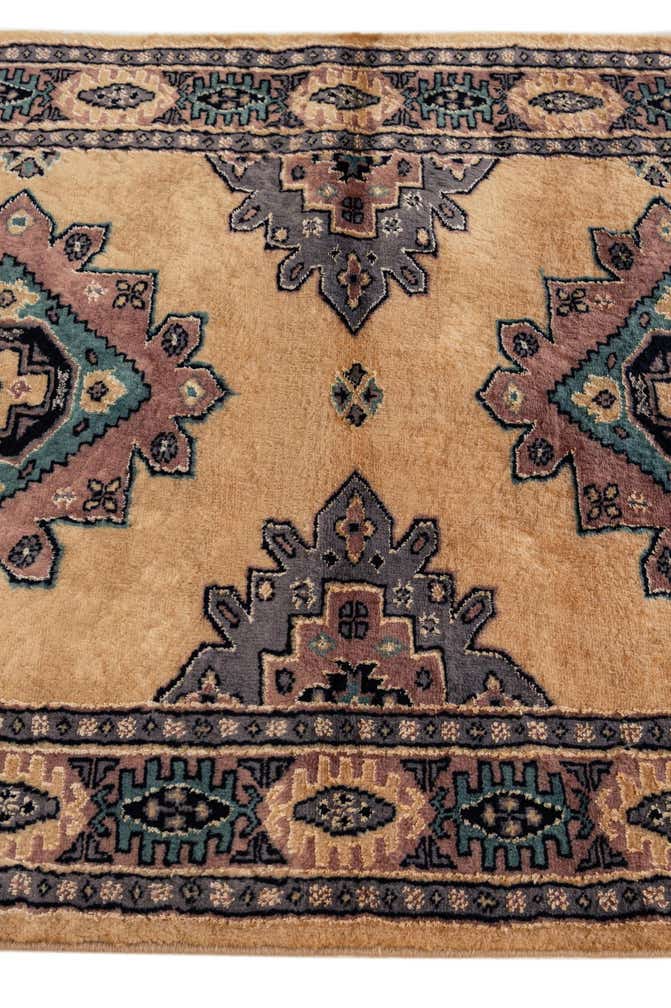 3' 1 x 5' 6 Hand Knotted Bokhara Oriental Rug