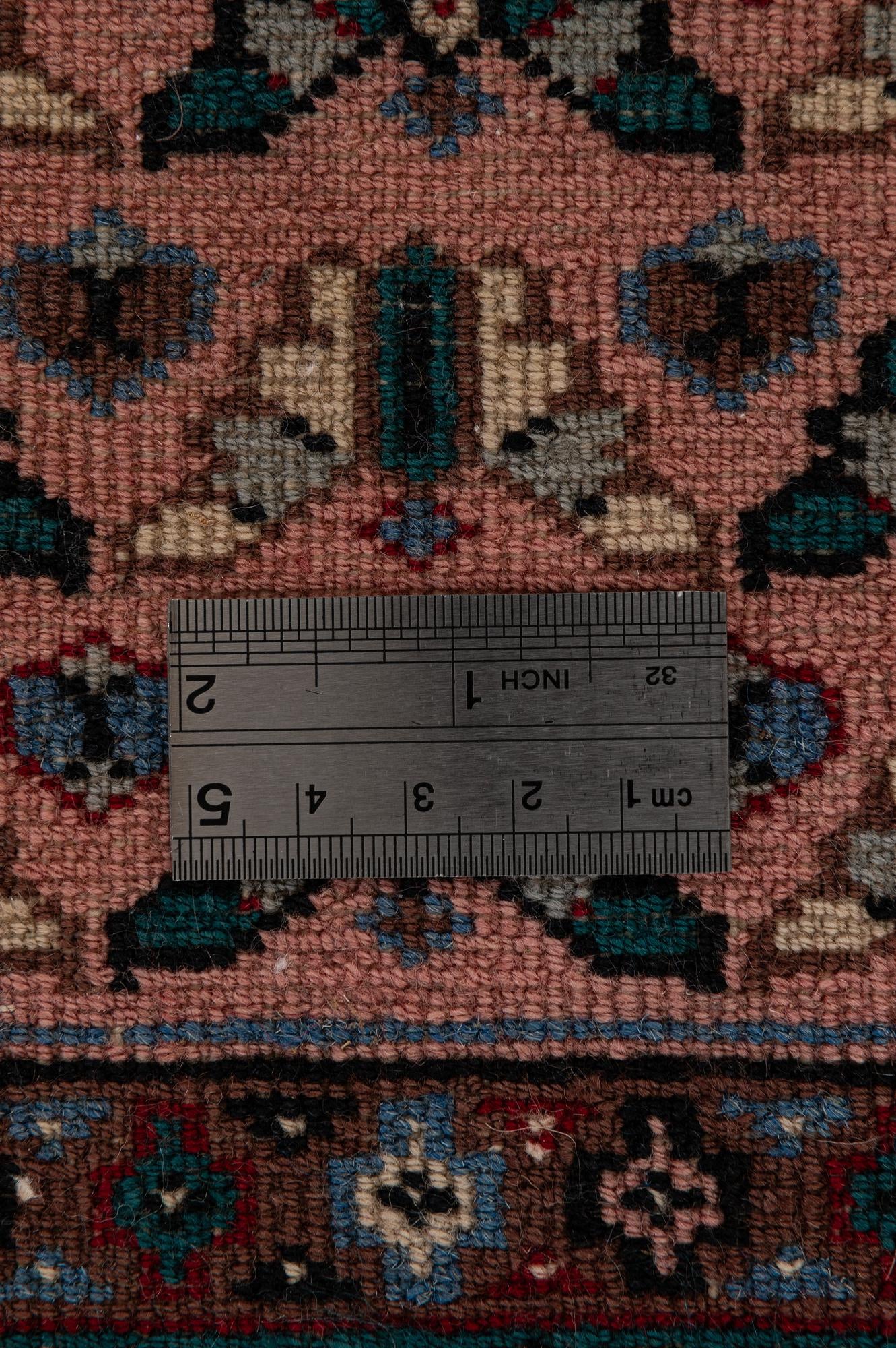 4' 2 x 5' 11 Hand Knotted Bokhara Oriental Wool Rug
