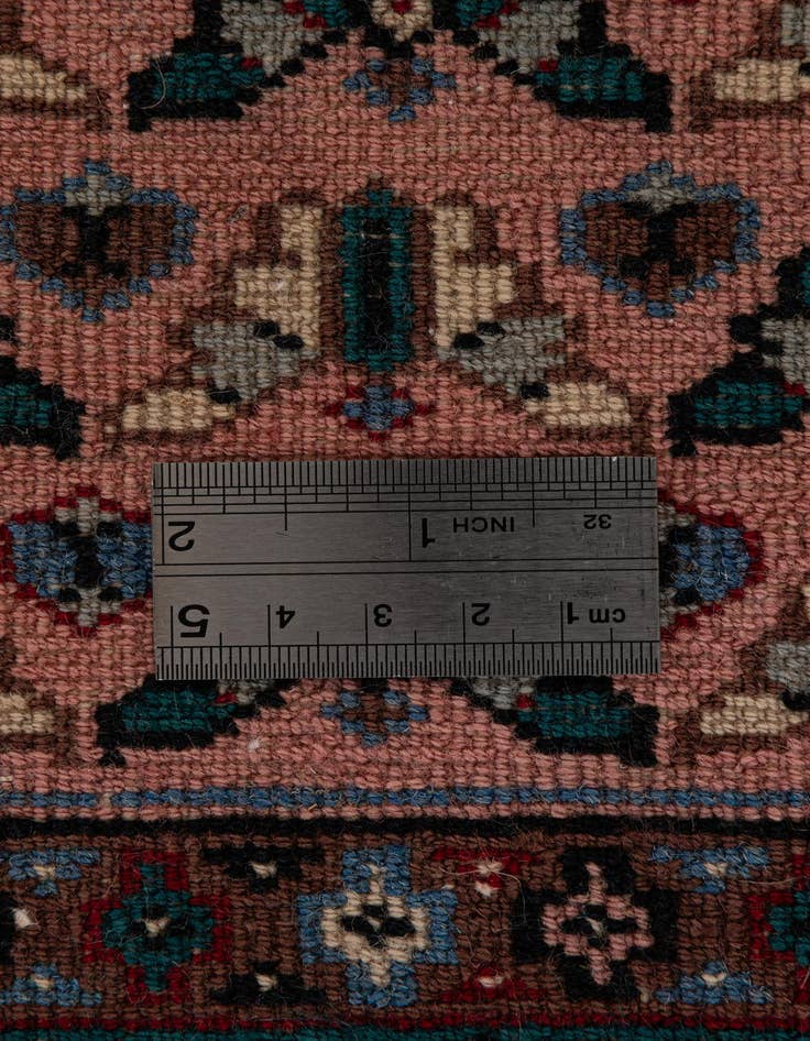 Detail image of 4' 2 x 5' 11  Hand Knotted Bokhara Oriental Wool Rug