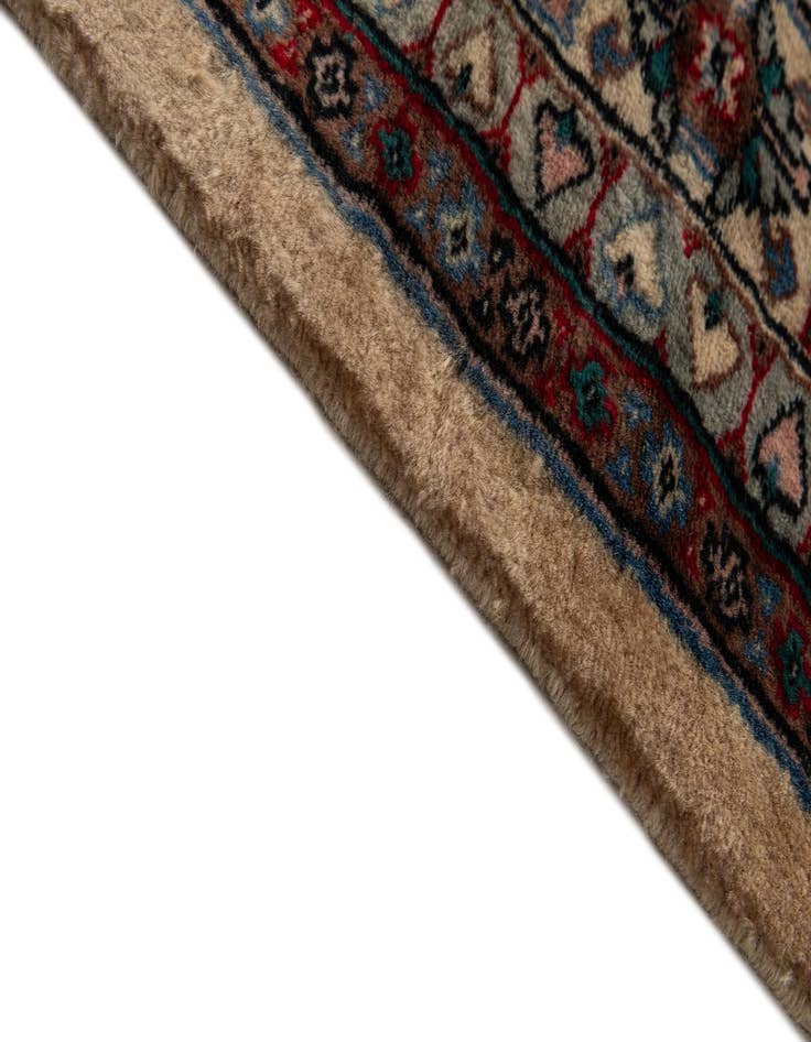 Detail image of 4' 2 x 5' 11 Hand Knotted Bokhara Oriental Wool Rug