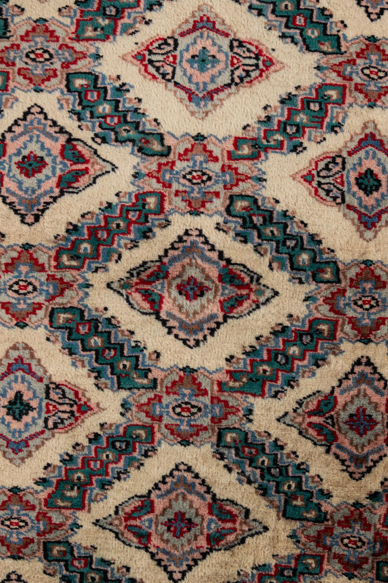 4' 2 x 5' 11 Hand Knotted Bokhara Oriental Wool Rug