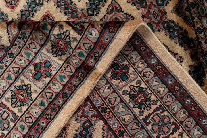 4' 2 x 5' 11 Hand Knotted Bokhara Oriental Wool Rug