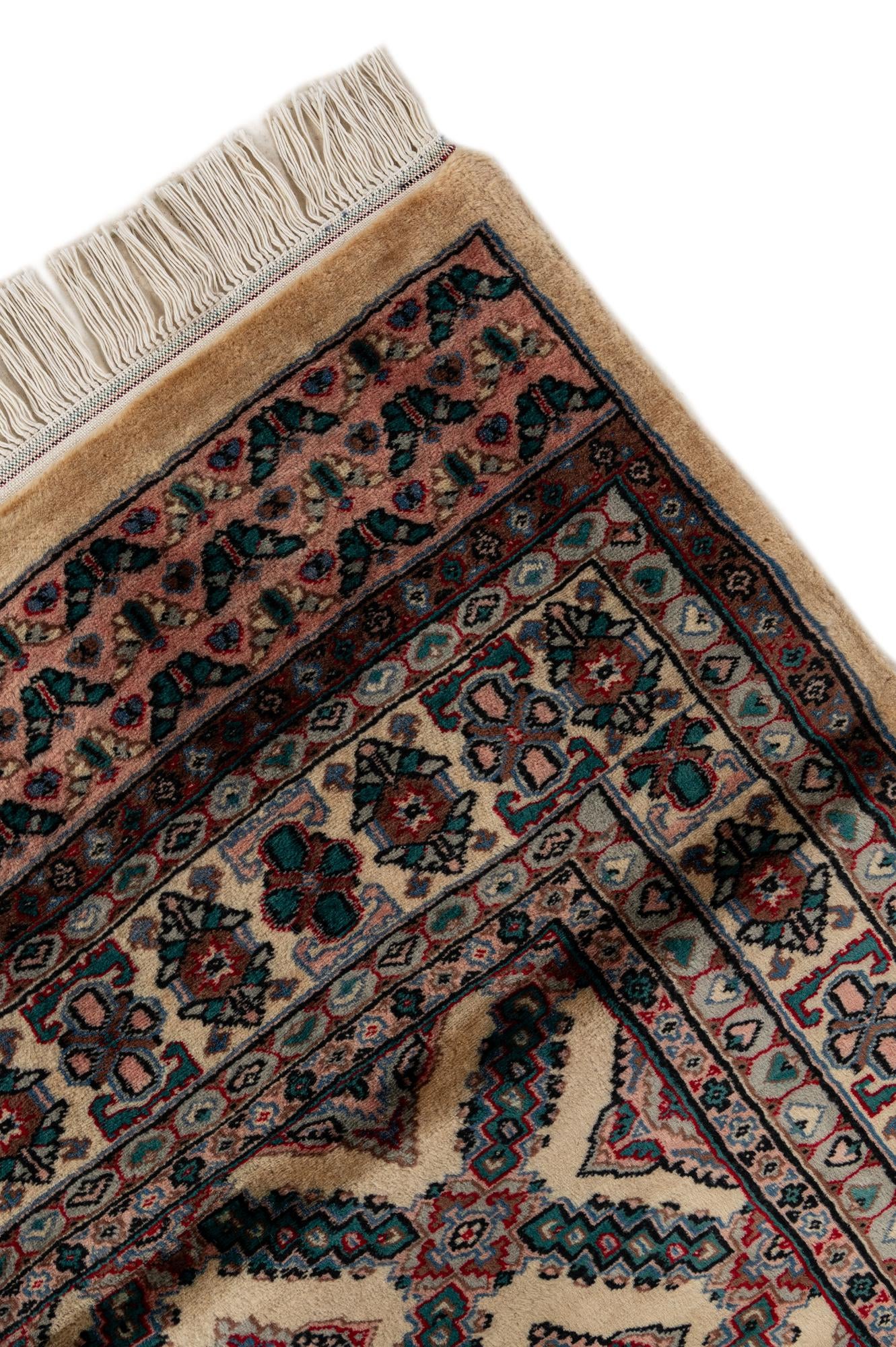 4' 2 x 5' 11 Hand Knotted Bokhara Oriental Wool Rug
