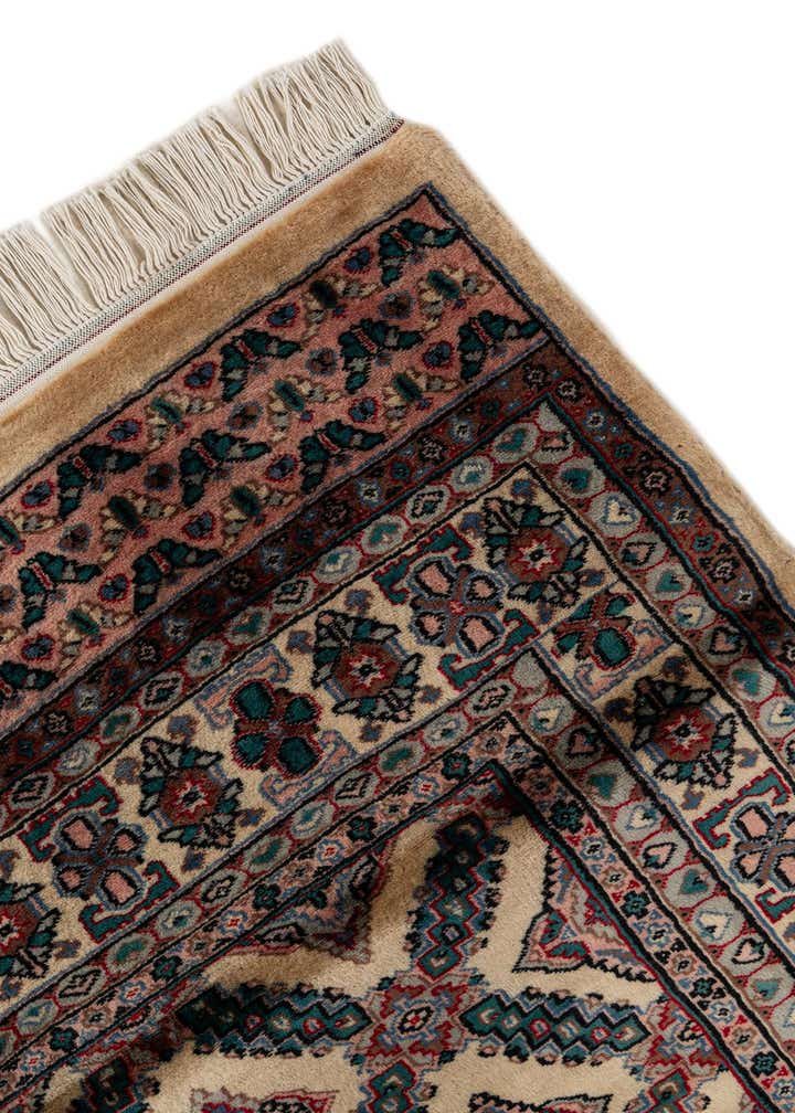 4' 2 x 5' 11 Hand Knotted Bokhara Oriental Wool Rug