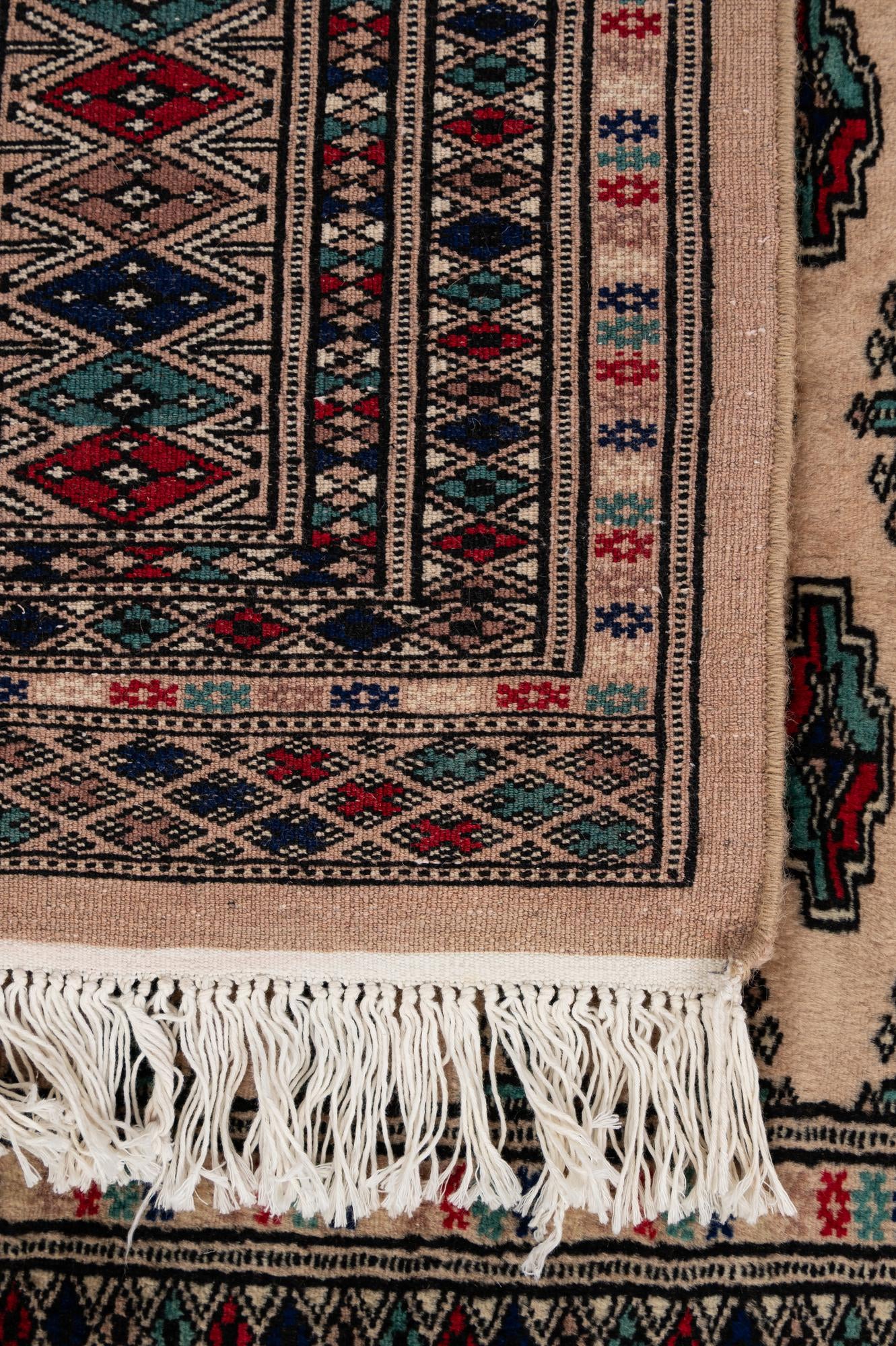 4' 4 x 6' Hand Knotted Bokhara Oriental Wool Rug