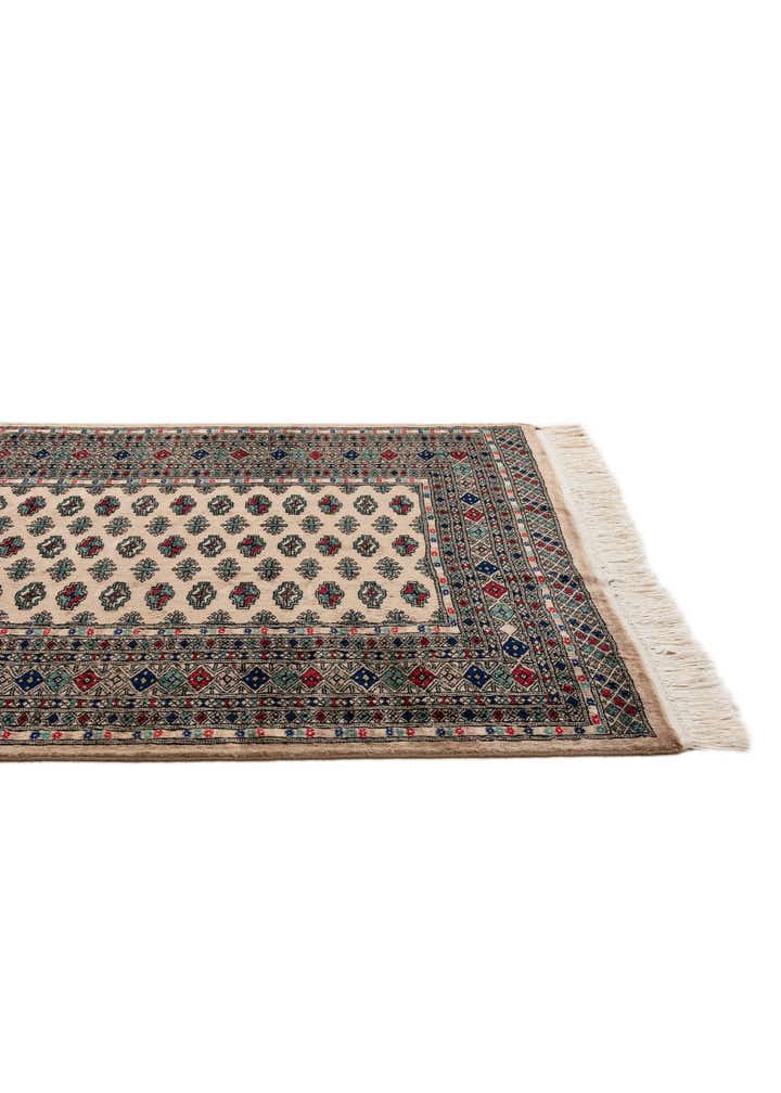 4' 4 x 6' Hand Knotted Bokhara Oriental Wool Rug
