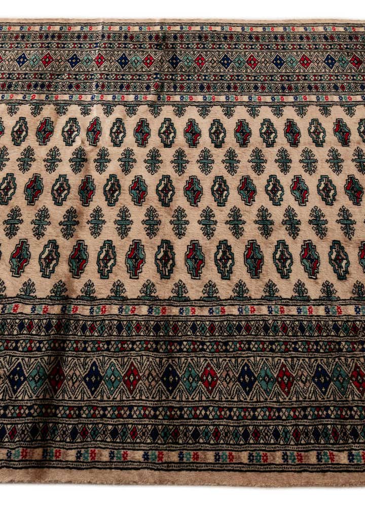 4' 4 x 6' Hand Knotted Bokhara Oriental Wool Rug