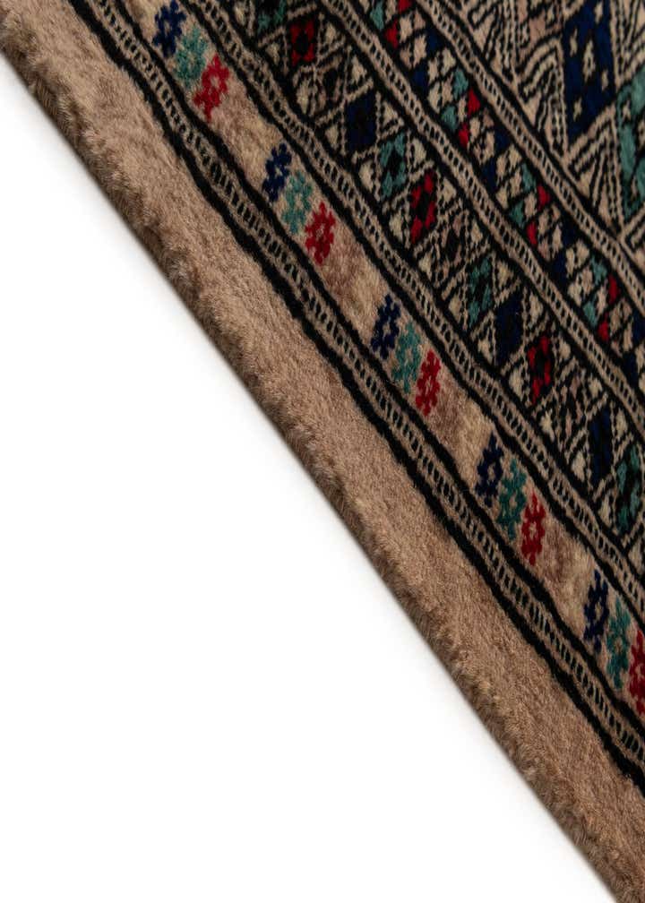 4' 4 x 6' Hand Knotted Bokhara Oriental Wool Rug