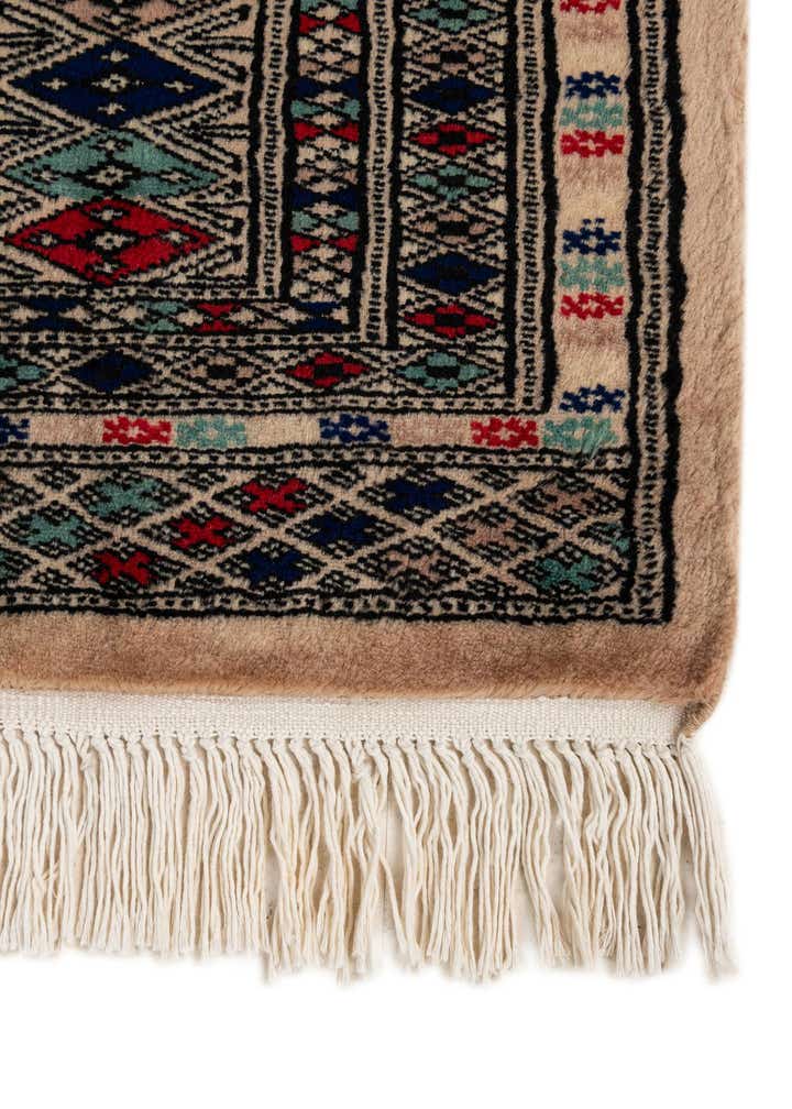 4' 4 x 6' Hand Knotted Bokhara Oriental Wool Rug