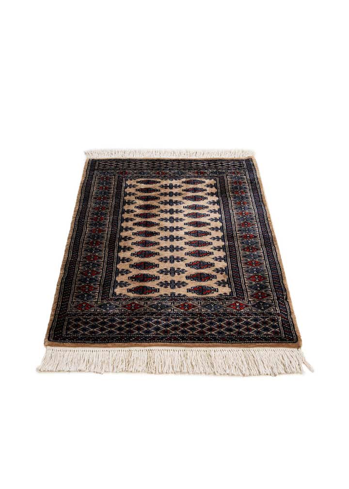 2' 1 x 3' 2 Hand Knotted Bokhara Oriental Wool Rug
