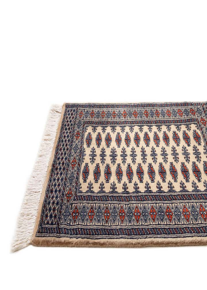 2' 1 x 3' 2 Hand Knotted Bokhara Oriental Wool Rug