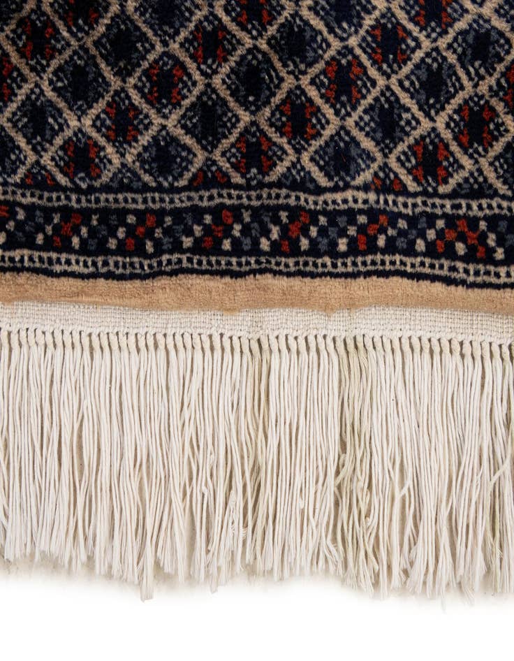 Detail image of 2' 1 x 3' 2  Hand Knotted Bokhara Oriental Wool Rug