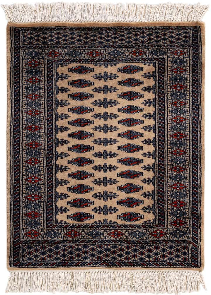 2' 1 x 3' 2 Hand Knotted Bokhara Oriental Wool Rug