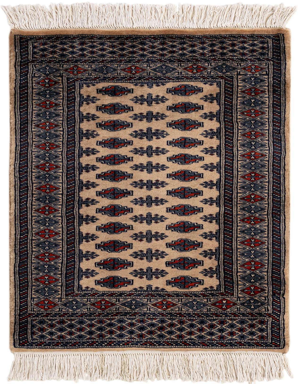 2' 1 x 3' 2 Hand Knotted Bokhara Oriental Wool Rug