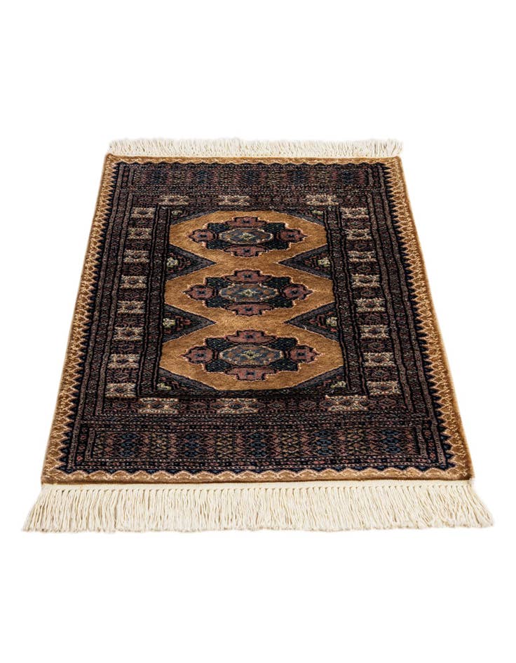 Detail image of 2' 1 x 3' 2  Hand Knotted Bokhara Oriental Rug