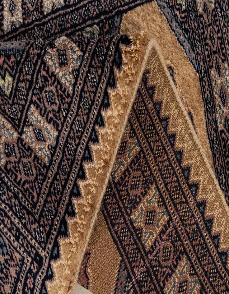 Detail image of 2' 1 x 3' 2  Hand Knotted Bokhara Oriental Rug