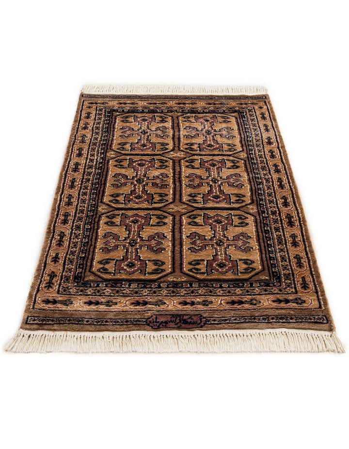 2' 6 x 4' 3 Hand Knotted Bokhara Rug