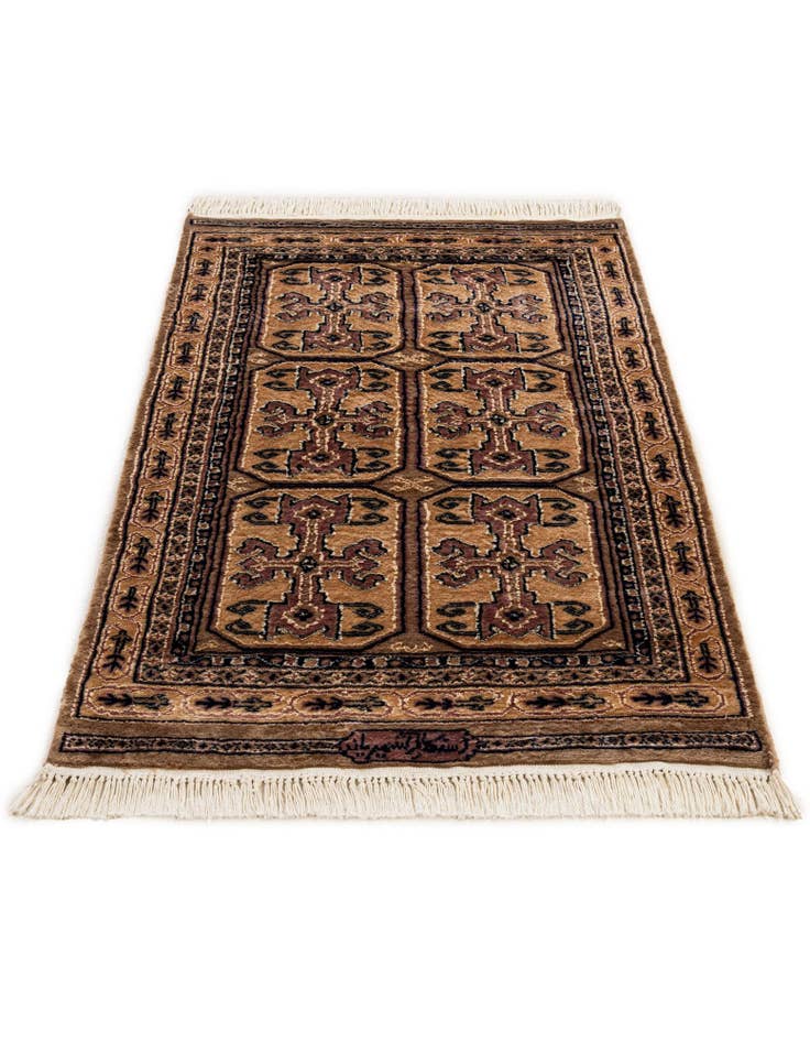 Detail image of 2' 6 x 4' 3 Hand Knotted Bokhara Rug