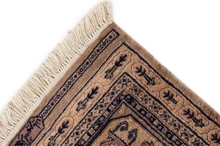 2' 6 x 4' 3 Hand Knotted Bokhara Rug