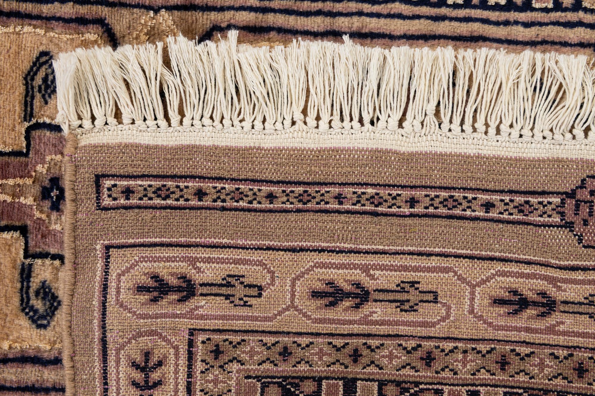 2' 6 x 4' 3 Hand Knotted Bokhara Rug