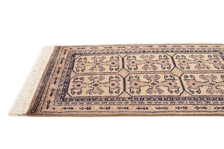 Detail image of 2' 6 x 4' 3 Hand Knotted Bokhara Rug