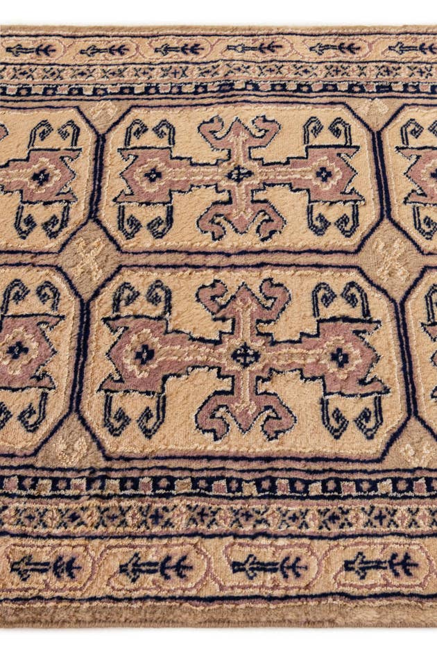 Detail image of 2' 6 x 4' 3 Hand Knotted Bokhara Rug