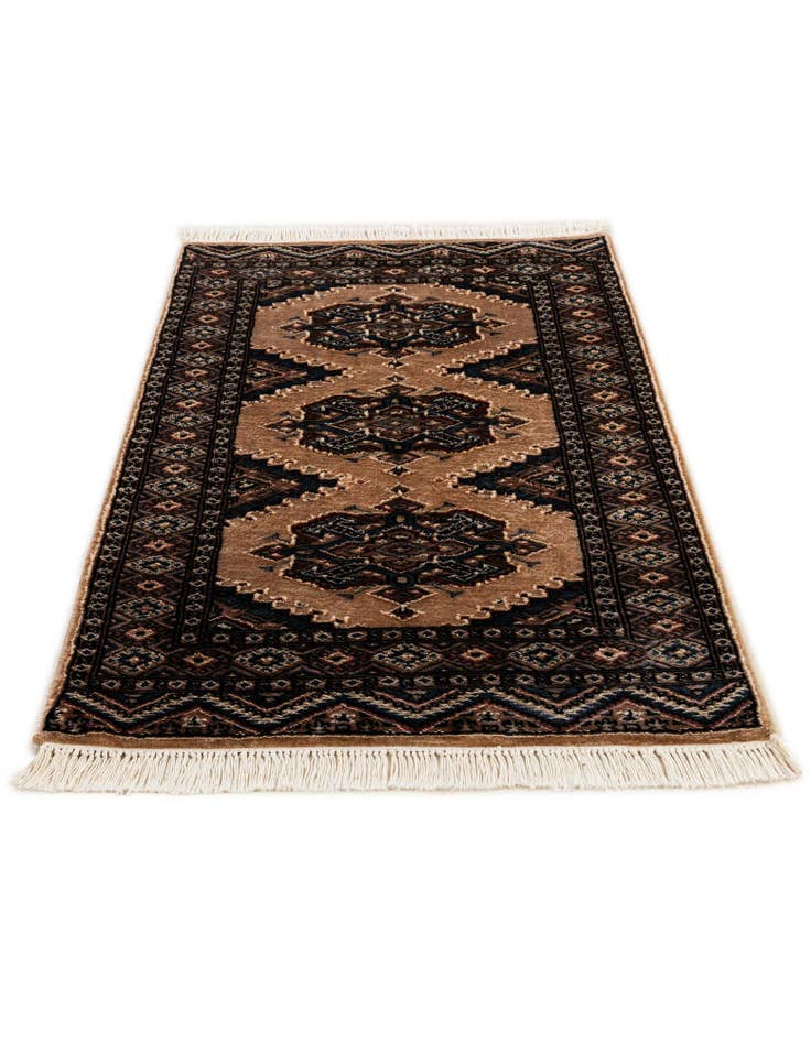 Detail image of 2' 6 x 4' 1  Hand Knotted Bokhara Oriental Rug