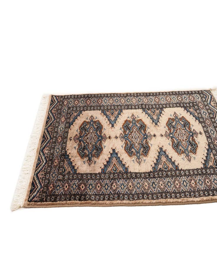 Detail image of 2' 6 x 4' 1  Hand Knotted Bokhara Oriental Rug