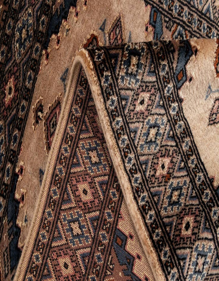 Detail image of 2' 6 x 4' 1  Hand Knotted Bokhara Oriental Rug