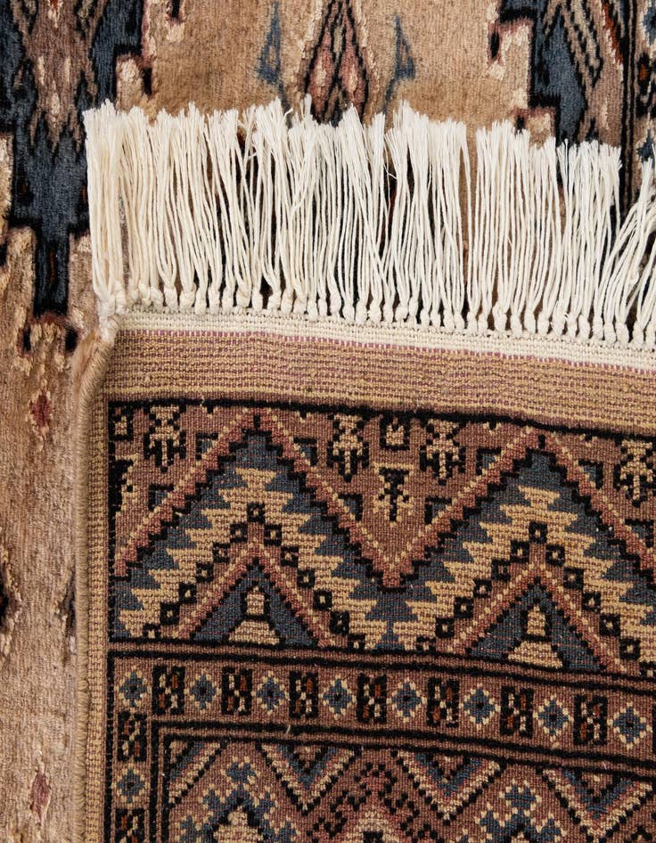 Detail image of 2' 6 x 4' 1  Hand Knotted Bokhara Oriental Rug