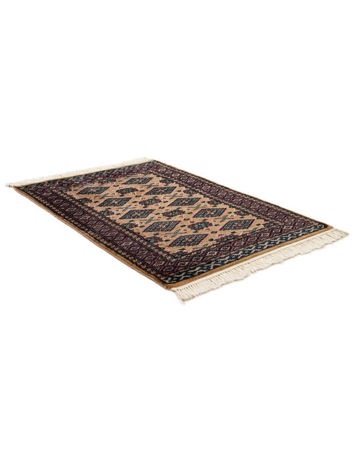 Detail image of 2' 8 x 3' 11 Hand Knotted Bokhara Oriental Rug