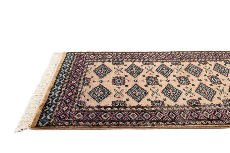 Detail image of 2' 8 x 3' 11 Hand Knotted Bokhara Oriental Rug