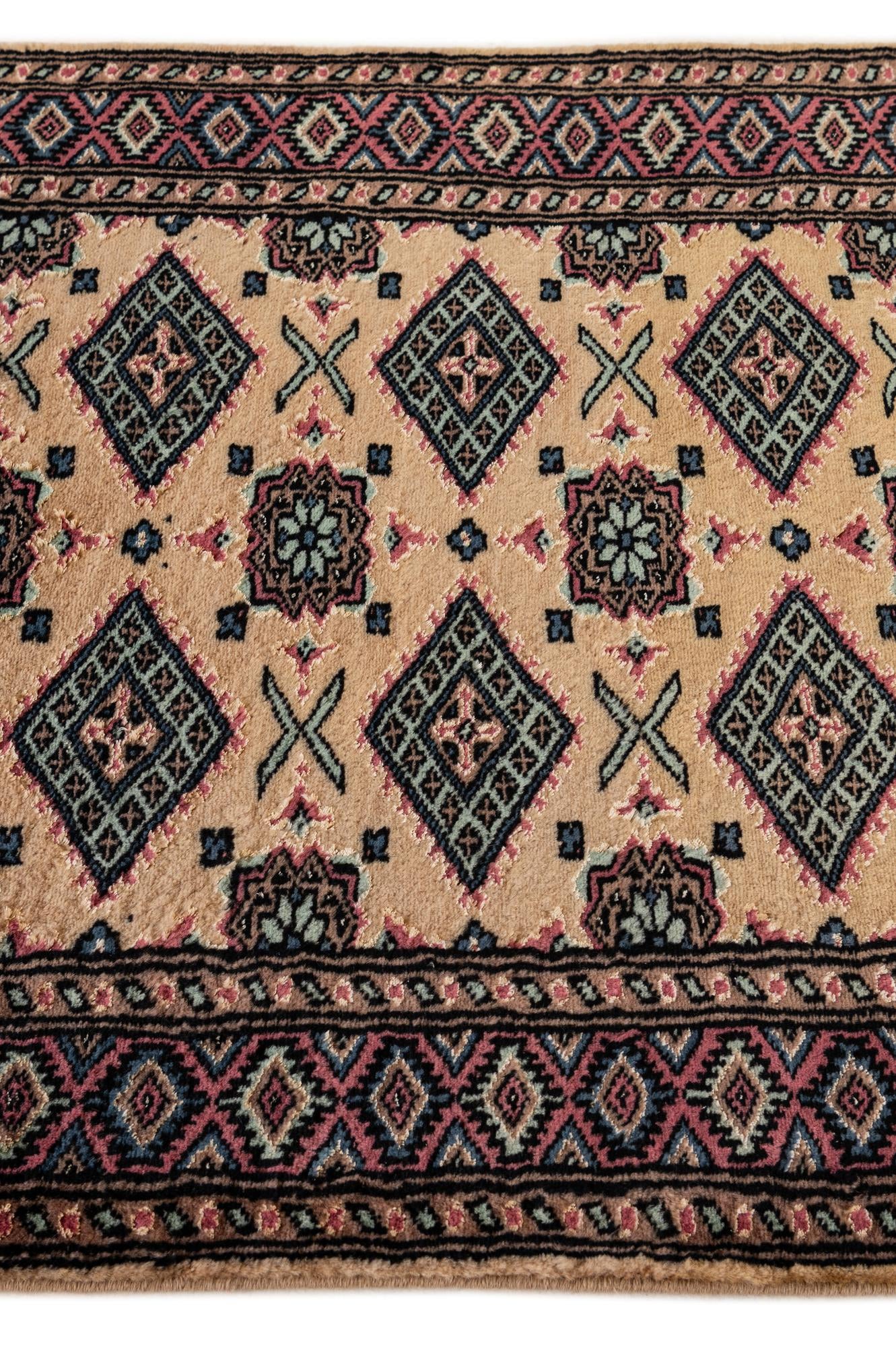 2' 8 x 3' 11 Hand Knotted Bokhara Oriental Rug