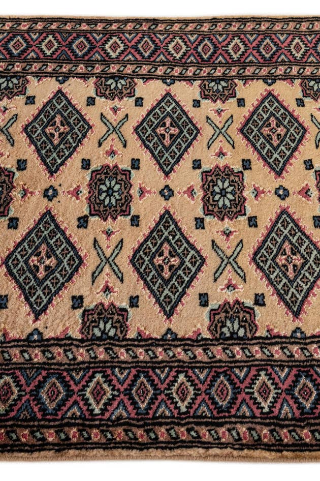 Detail image of 2' 8 x 3' 11 Hand Knotted Bokhara Oriental Rug