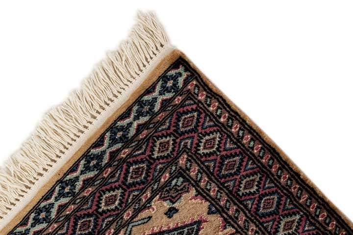 2' 8 x 3' 11 Hand Knotted Bokhara Oriental Rug