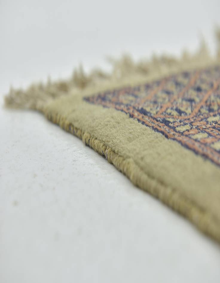 Detail image of 6' 3 x 9' Hand Knotted Bokhara Oriental Wool Rug