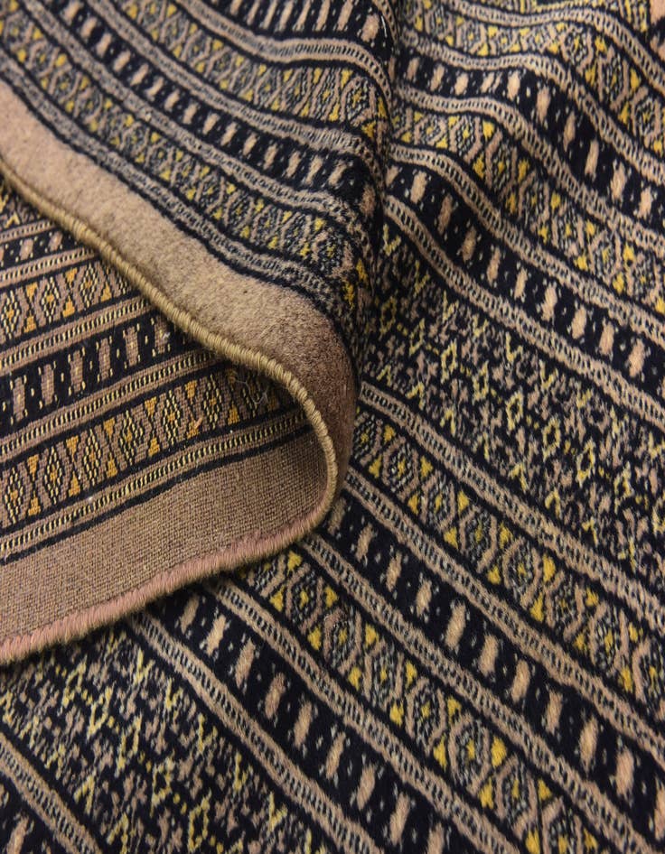 Detail image of 8' x 11' Hand Knotted Bokhara Oriental Wool Rug