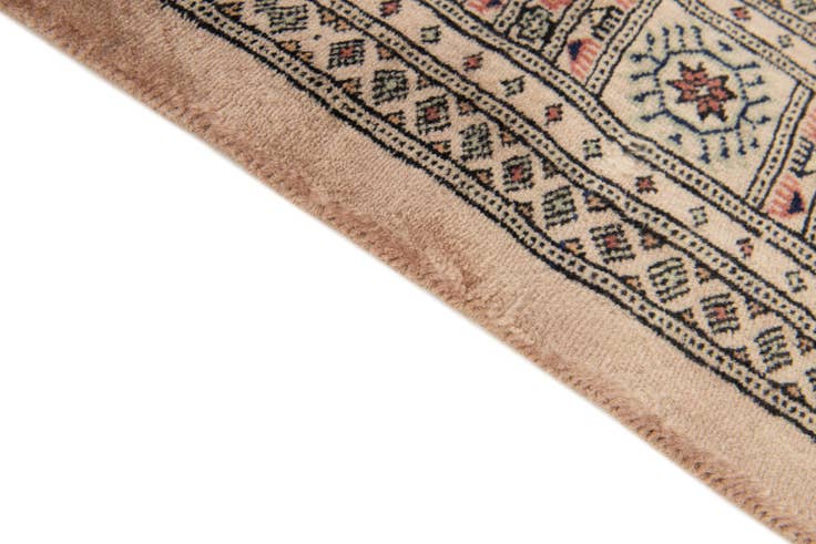 Detail image of 4' 7 x 6' 6 Hand Knotted Bokhara Oriental Wool Rug