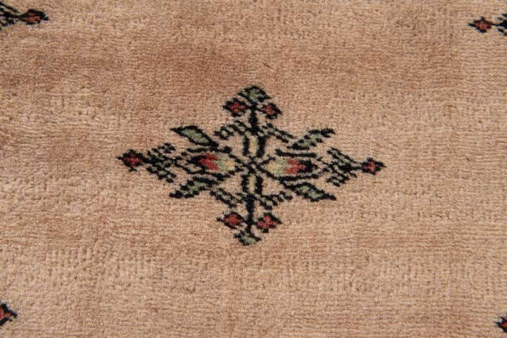 4' 7 x 6' 6 Hand Knotted Bokhara Oriental Wool Rug