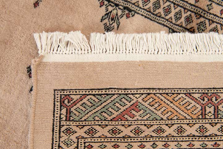 4' 7 x 6' 6 Hand Knotted Bokhara Oriental Wool Rug