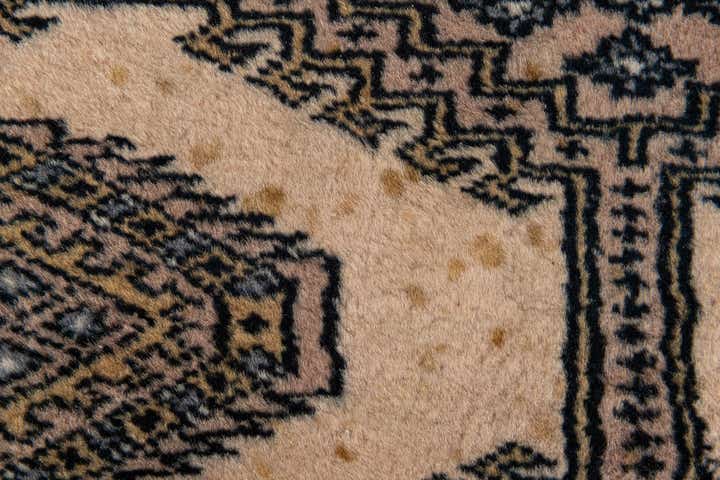 4' 3 x 6' 2 Hand Knotted Bokhara Oriental Wool Rug