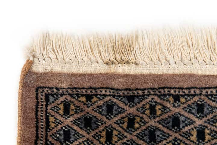 4' 3 x 6' 2 Hand Knotted Bokhara Oriental Wool Rug
