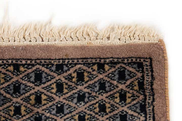 4' 3 x 6' 2 Hand Knotted Bokhara Oriental Wool Rug