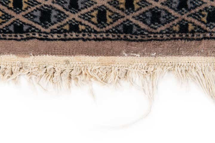 4' 3 x 6' 2 Hand Knotted Bokhara Oriental Wool Rug