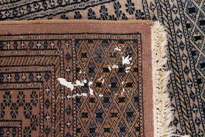 4' 3 x 6' 2 Hand Knotted Bokhara Oriental Wool Rug