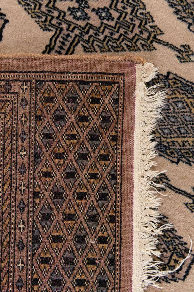 4' 3 x 6' 2 Hand Knotted Bokhara Oriental Wool Rug